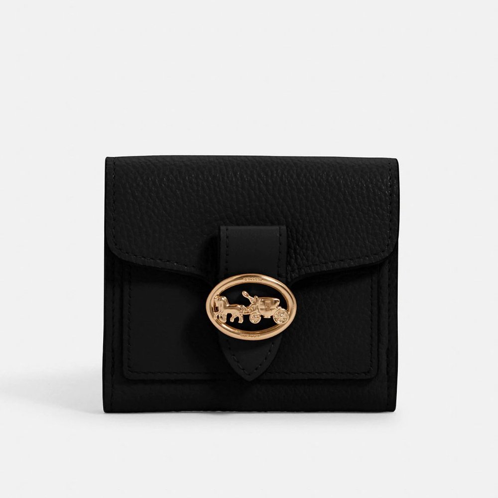 Coach Georgie Wallet in Black